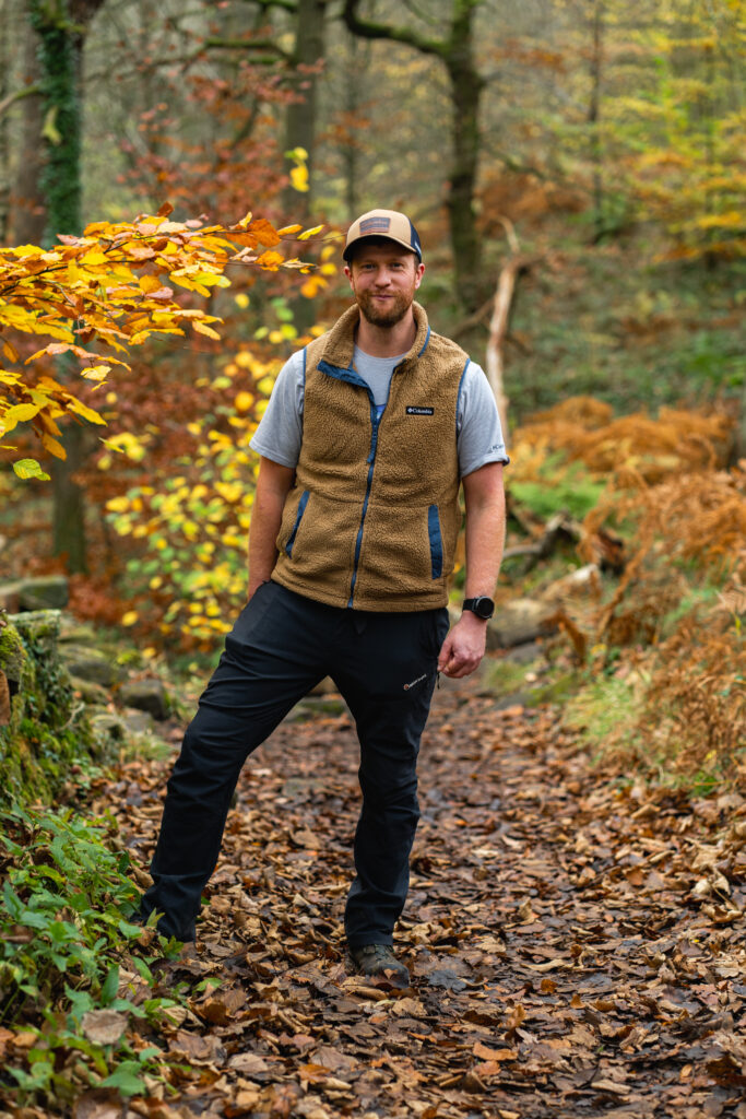 Autumn colours and waterfalls at Padley Gorge in the Peak District
