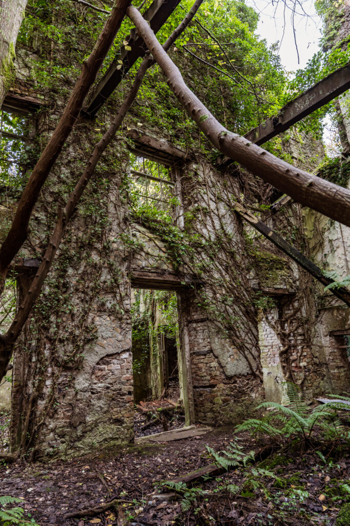 The abandoned Barron Hill Mansion