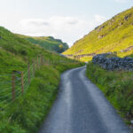 A country lane in Derbyshire