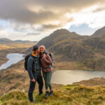 Sunrise on y garn, snowdonia