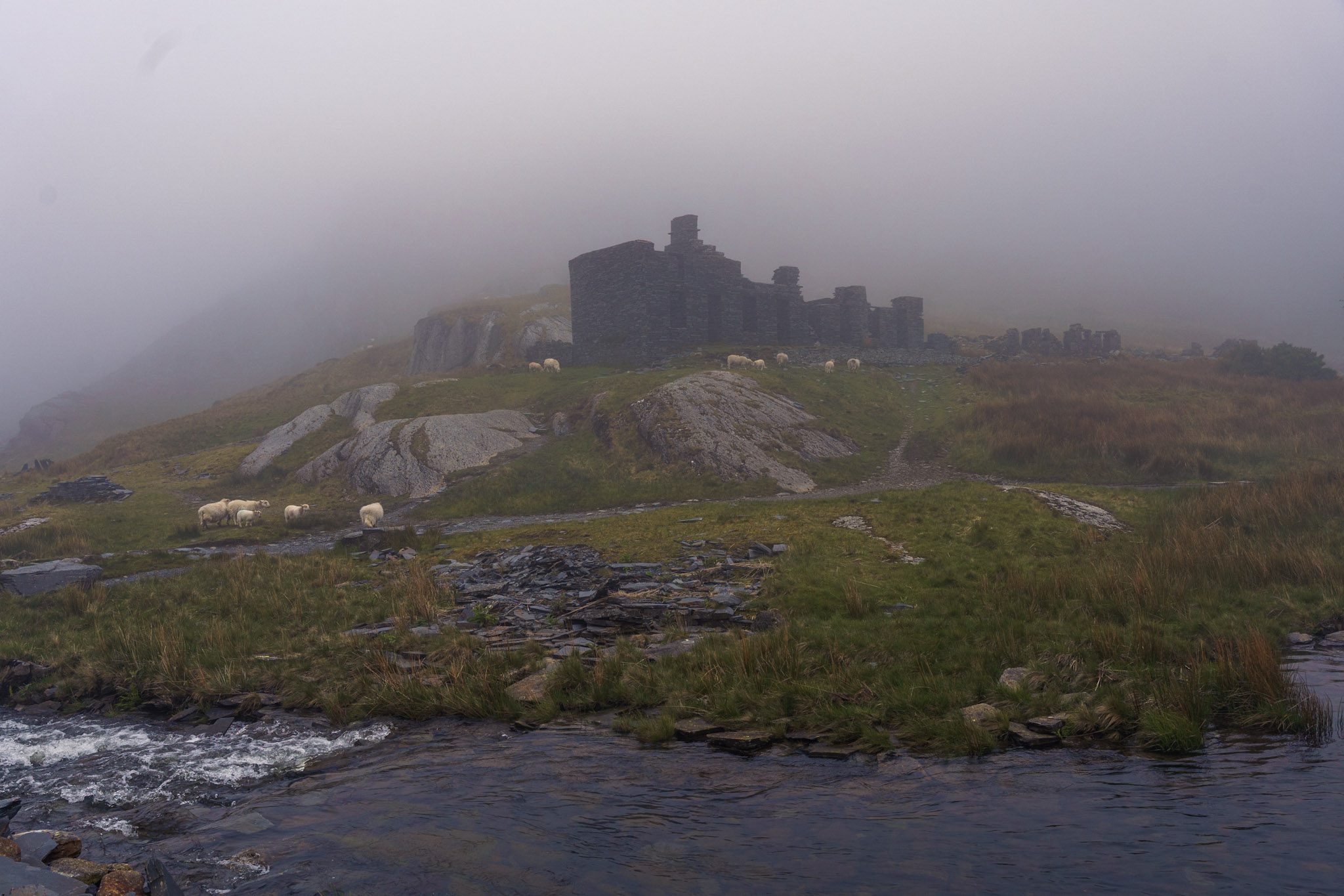Cwmorthin Quarry & Waterfalls, Eryri National Park (Snowdonia)