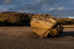 Shipwreck Walk, Manx Rose On Dulas Bay Anglesey, North Wales