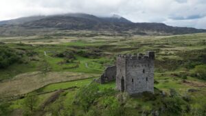 Dolwyddelan Castle & Waterfall, Eryri National Park (Snowdonia)