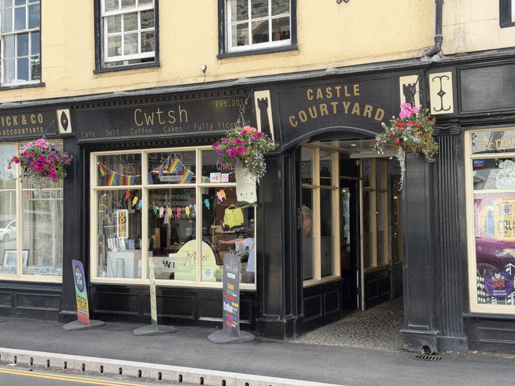 Cwtsh Bakery exterior, Builth Wells