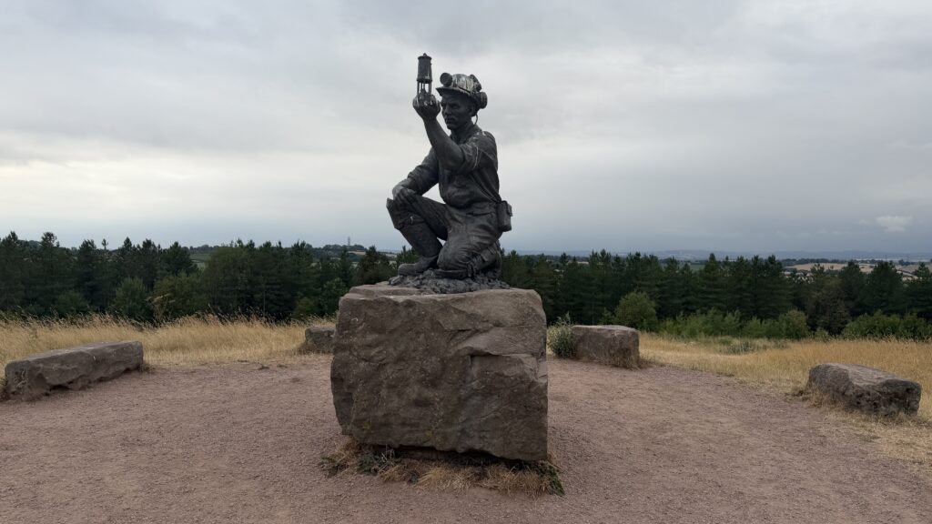 Testing for gas statue at Silverhill country park