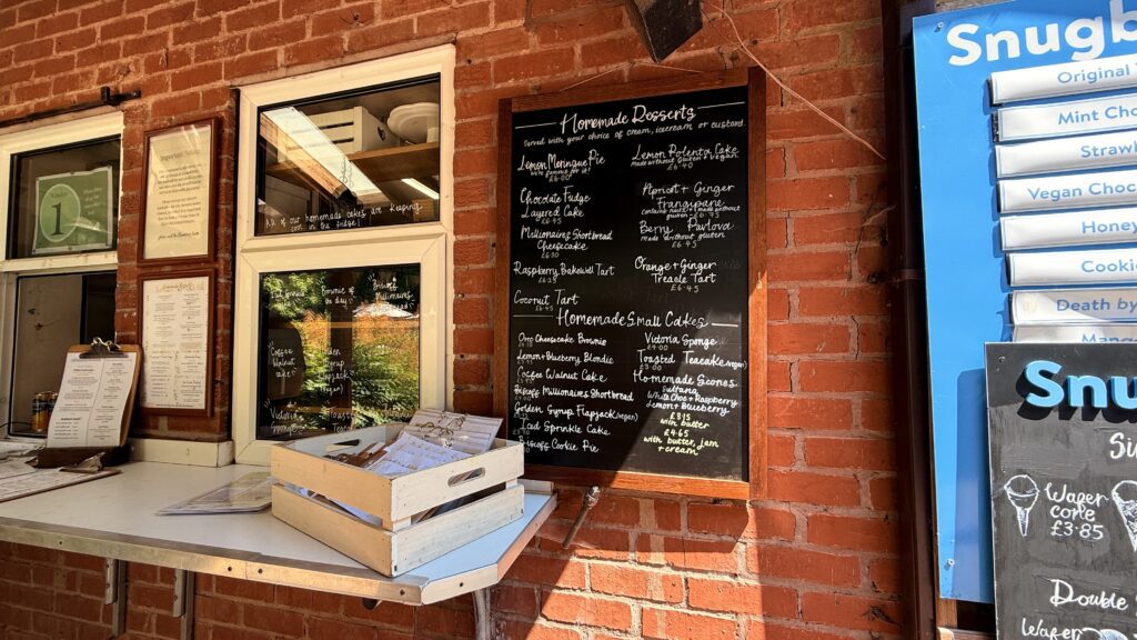 Ramblers Retreat Menu Board