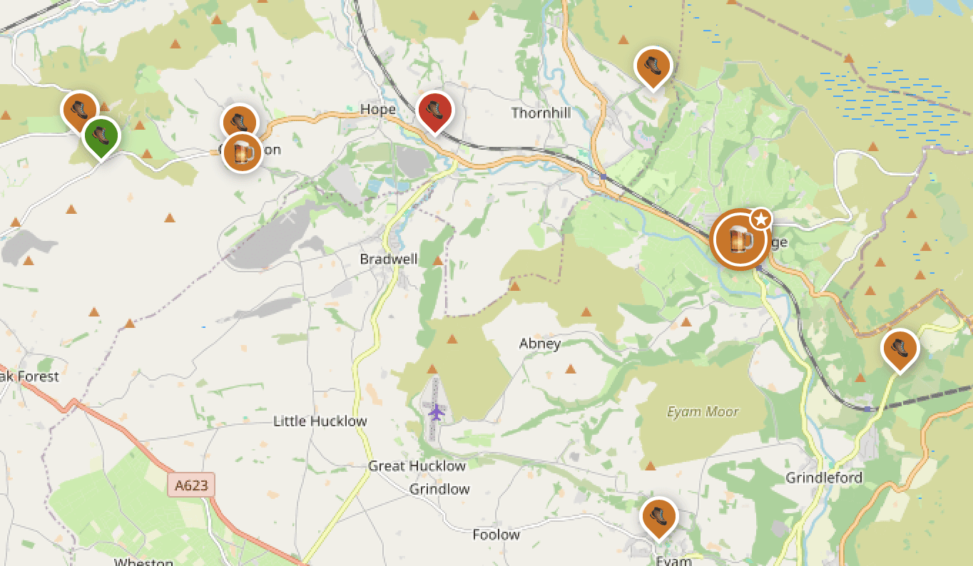 Roaming With Us interactive walk map