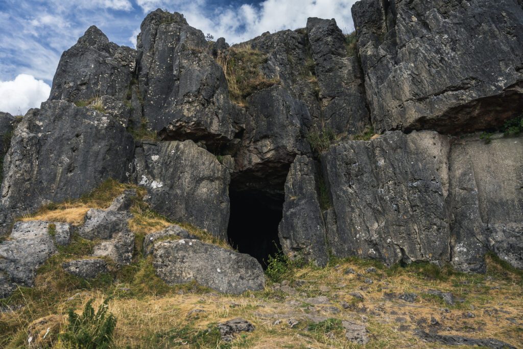 Cave entrance at Harboro Rocks