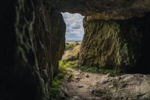 Harboro Rocks, Brassington: A Short Walk with a Cave and Lots of History